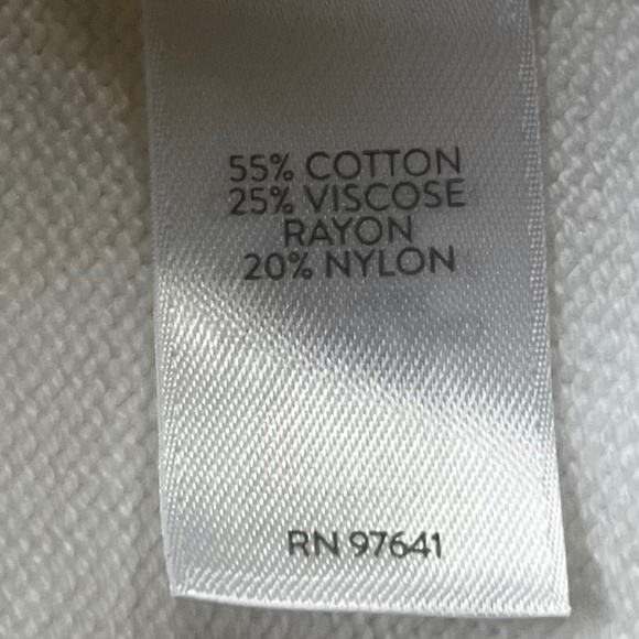 NWT J Jill White Cotton Blend 3/4 Sleeve Collared V-Neck Pull-Over Sweater SZ 2X - Picture 6 of 6